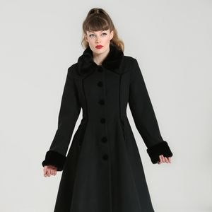 Hell Bunny Olwin Coat - XL Black